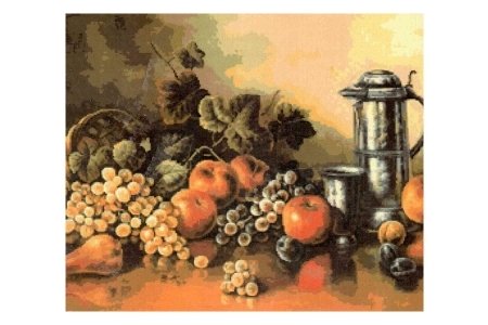 Набор для вышивания гобелен ГОБЕЛЕН КЛАССИК Натюрморт с персиками, 28,5*24см