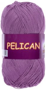 Пряжа Vita cotton Pelican пыльная сирень (4008), 100%хлопок, 330м, 50г