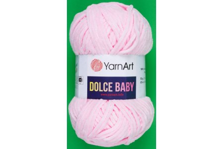 Пряжа YarnArt Dolce Baby розовый (750), 100%микрополиэстер, 85м, 50г