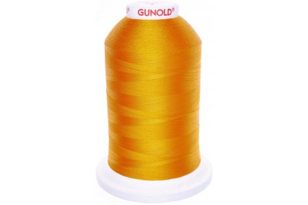 Нитки для машинной вышивки Gunold, 100%полиэстер, 5000м, желтый(61367)