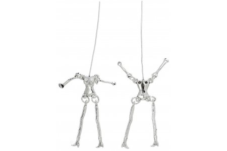 Скелет для игрушек металлический со штифтом, малый, 8,9*1,2мм