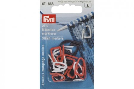 Маркировочные кольца для вязания PRYM пластик, 21шт