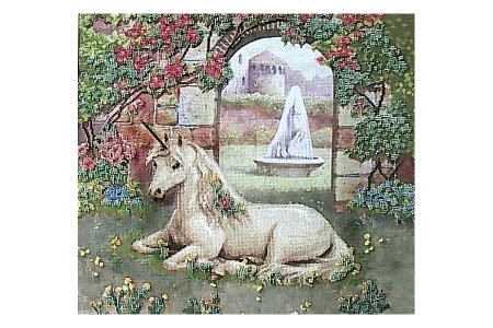 Набор для вышивания крестом Чаривна мить с нанесенным рисунком, Райский сад, 40,5*36,5см