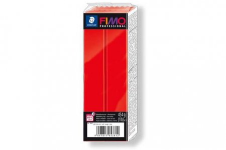 Полимерная глина FIMO Professional, чисто-красный (200), 454г