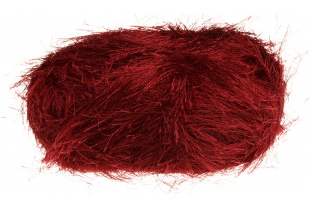 Пряжа Семеновская Long grass бордо (13), 100%полиэстер, 150м, 100г