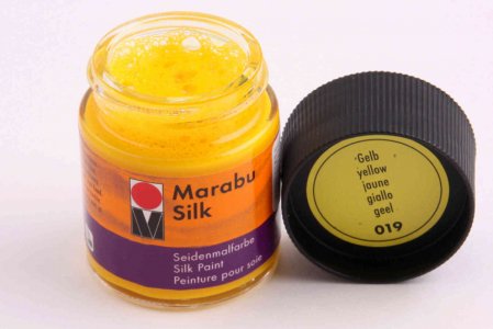 Краска для шелка MARABU Silk желтый (019), 50мл