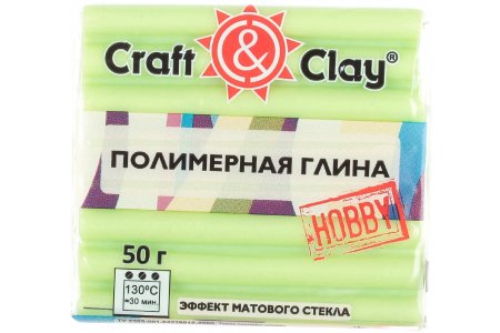 Полимерная глина CRAFT&CLAY эффект матового стекла весенний бутон(1405), 50г