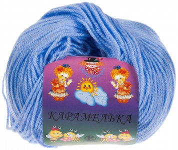 Пряжа Камтекс Карамелька голубой (015), 100%акрил, 175м, 50г