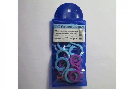 Маркировочные кольца для вязания GAMMA пластиковые, 20шт