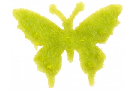 Украшение из фетра GLOREX Бабочка, светло-зеленый, 3*2см