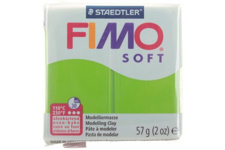 Полимерная глина FIMO Soft, зеленое яблоко (50), 57г