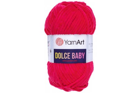 Пряжа YarnArt Dolce Baby малиновый (759), 100%микрополиэстер, 85м, 50г