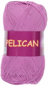 Пряжа Vita cotton Pelican светлый цикламен (4006), 100%хлопок, 330м, 50г