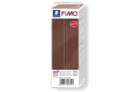 Полимерная глина FIMO Soft, шоколад (75), 454гр