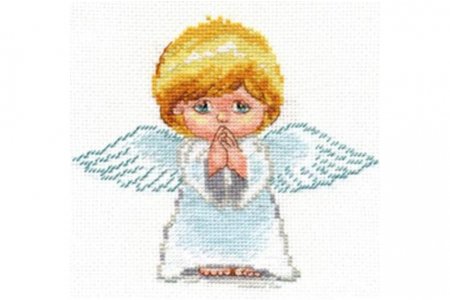 Набор для вышивания крестом АЛИСА Мой ангел, 14*13см