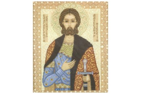 Набор для вышивания крестом Риолис Святой Александр Невский, 29*35см