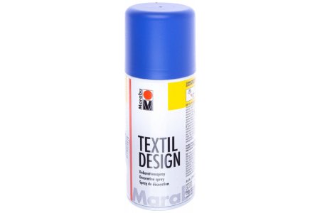 Краска для ткани MARABU Textil Design аэрозольная, синий, 150мл