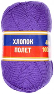 Пряжа Камтекс Полет фиолетовый (060), 100%хлопок, 400м, 100г