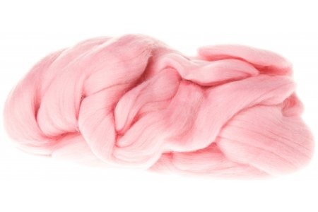 Шерсть для валяния КАМТЕКС полутонкая розовый (056), 100%шерсть, 50г