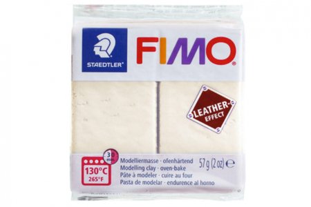 Полимерная глина FIMO Leather-effect, айвори (029), 57г