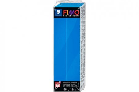 Полимерная глина FIMO Professional, чисто-синий (300), 454г