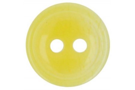 Пуговица рубашечная/блузочная GAMMA, пластик, ярко-желтый (D131), 11мм