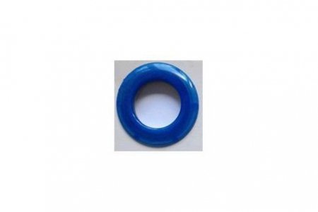 Люверс шторный пластиковый, голубой металлик, 35мм