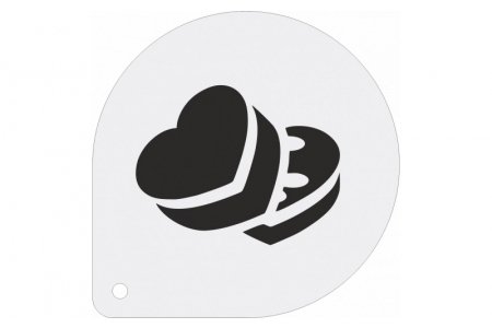 Трафарет для кофе СRAFT PREMIER Вкусные сердечки, 10*10 см
