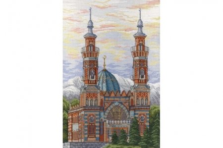 Набор для вышивания крестом МП Студия Владикавказская соборная мечеть, 30*20см
