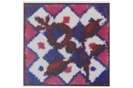 Набор для вышивания ковровой техникой PANNA Красный бутон, 39*39см