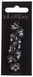 Бусина из полимерной глины ZLATKA Цветок Тиаре , черный (12), 15мм