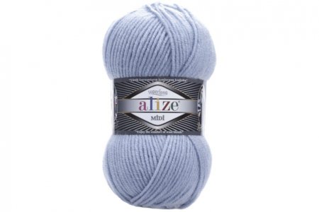 Пряжа Alize Superlana Midi светло-голубой (480), 25%шерсть/75%акрил, 170м, 100г