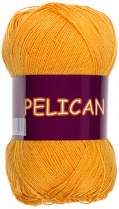 Пряжа Vita cotton Pelican желток (4007), 100%хлопок, 330м, 50г 
