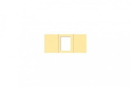 Открытка-паспарту Mr.Painter, желтый прямоугольник, 14*20см