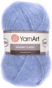 Пряжа Yarnart Mohair Classic лилово-голубой (107), 70%мохер/30%акрил, 220м, 100г
