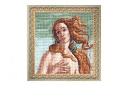 Набор для вышивания крестом Чаривна мить Рождение Венеры, фрагмент 2, 21*21см