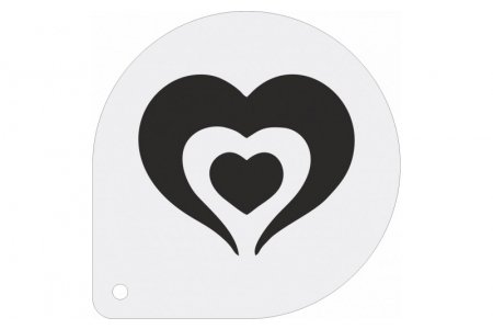 Трафарет для кофе СRAFT PREMIER Арки в форме сердца, 10*10 см