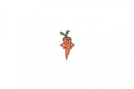 Термонаклейки Annet, Морковь, 5*2см