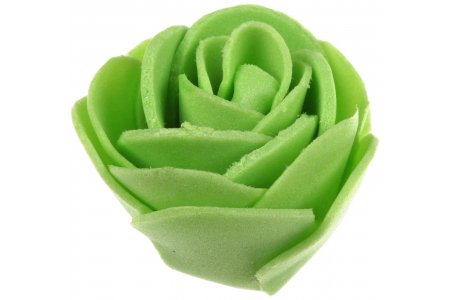 Цветок из фоамирана Роза, зеленый, 2см
