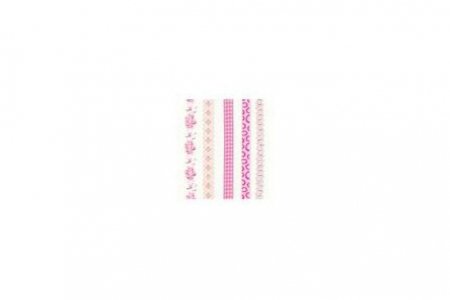 Ленты декоративные для скрапбукинга Mr.Painter, набор, светло-розовый, 30*1см, 5шт