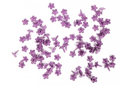 Брадс Цветок, фиолетовый, 4мм, 1шт