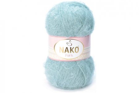 Пряжа Nako Paris светло-голубой (4229), 40%премиум акрил/60%полиамид, 245м, 100г