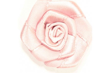 Цветок из ткани Розочка, розовато-лиловый, 3см