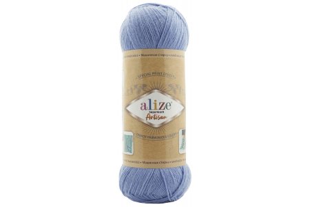 Пряжа Alize Superwash Artisan голубой (432), 75%шерсть/25%полиамид, 420м, 100г