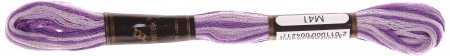 Нитки мулине BESTEX 8м, М41, светло-фиолетовый меланж