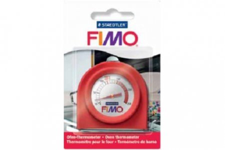 Термометр для запекания глины с силиконовой защитой FIMO, диапазон 0-300°C 