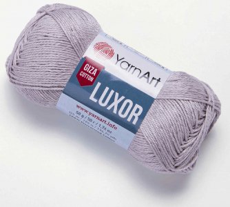 Пряжа YarnArt Luxor бледно-сиреневый (1219), 100%хлопок, 125м, 50г