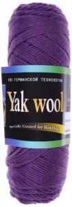 Пряжа Color City Yak wool сливовый (2274), 60%пух яка/20%мериносовая шерсть/20%акрил, 430м, 100г