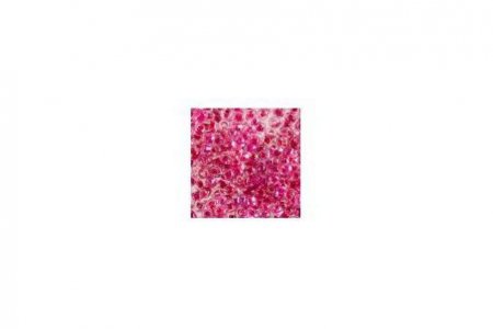 Бисер китайский круглый Ideal 10/0 прозрачный/с цветной серединкой розовый (203), 50г