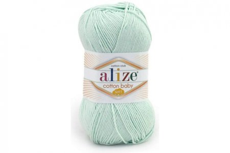 Пряжа Alize Cotton baby soft зимнее небо (514), 50%хлопок/50%акрил, 270м, 100г